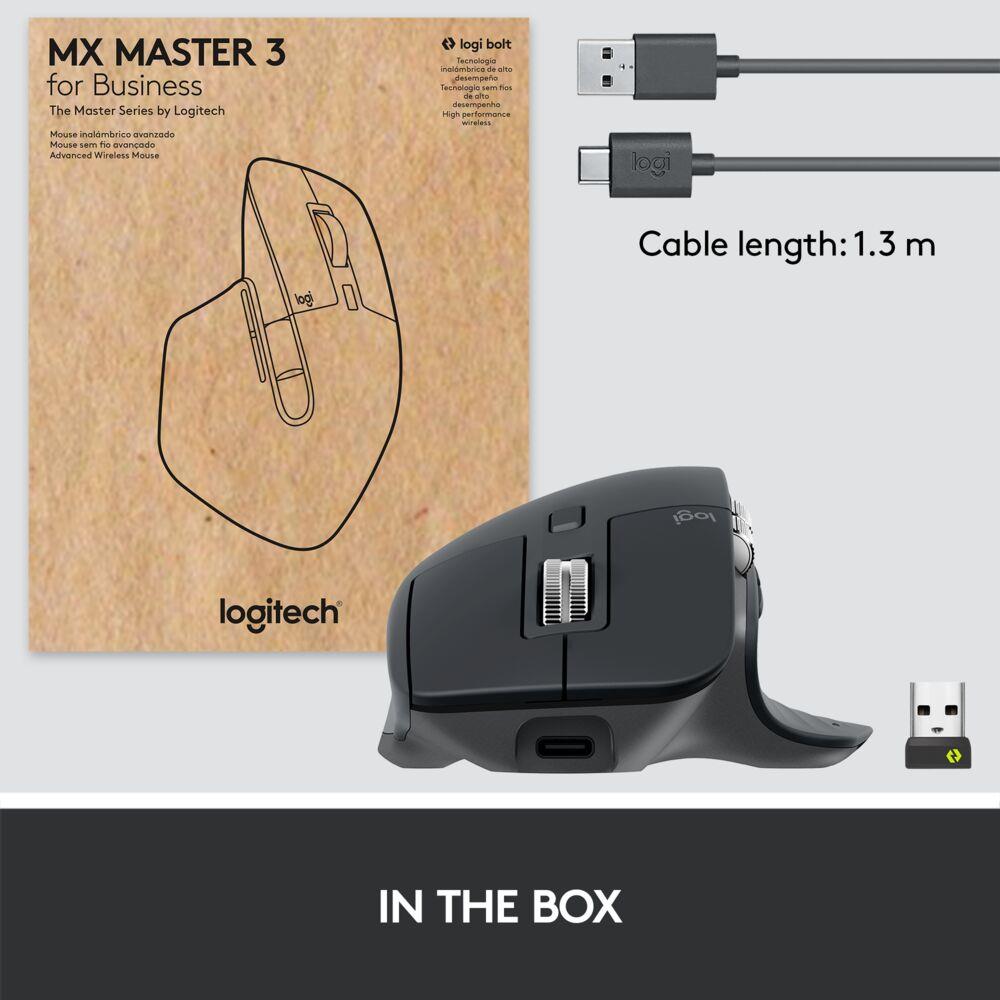 37db5e0e-98c5-4d7d-b2bc-88a299a43987 MOUSE BLUETH OPTICAL MASTER 3S/GRAPHITE 910-006582 LOGITECH
