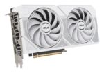 Graphics Card ASUS NVIDIA GeForce RTX 5060 8 GB GDDR7 128 bit PCI Express 5.0 Active DUAL-RTX5060-O8G-WHITE