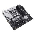 Asus   PRIME B760M-A WIFI   Processor family Intel   Processor socket LGA1700   DDR5   Supported hard disk drive interfaces M.2, SATA   Number of SATA connectors 4