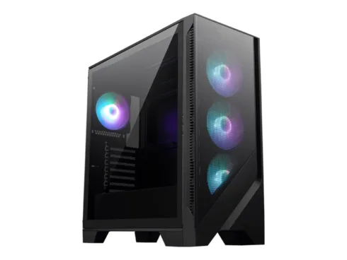 MSI PC Case   MAG FORGE 321R AIRFLOW   Side window   Black   Mid-Tower   ATX