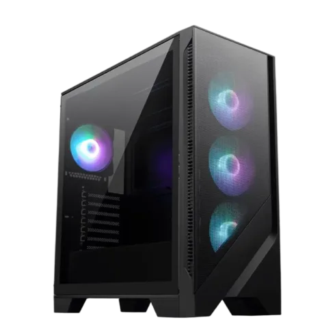 MSI PC Case   MAG FORGE 321R AIRFLOW   Side window   Black   Mid-Tower   ATX