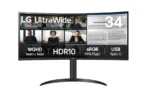 LG   34WR55QK-B   34 ”   VA   21:9   100 Hz   5 ms   3440 x 1440 pixels   300 cd/m²   HDMI ports quantity 2   Warranty 24 month(s)