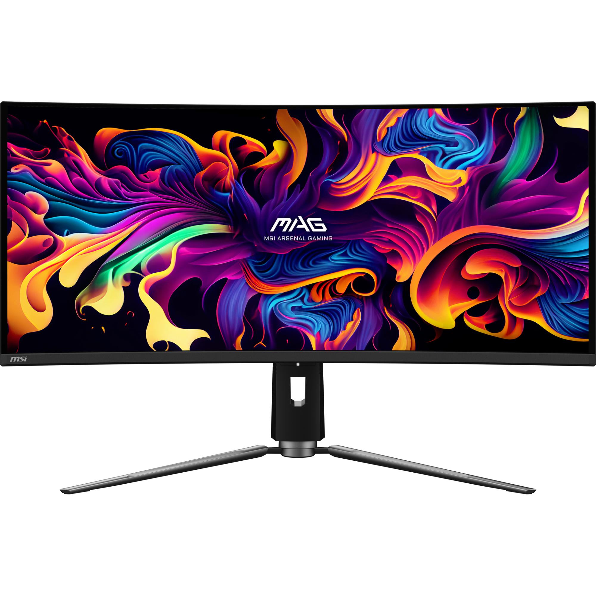 45c7ea05-5d37-40e4-864f-225e26a34c7c LCD Monitor MSI 34″ Curved/21 : 9 Panel QD-OLED 3440×1440 21:9 175Hz Matte 0.03 ms Swivel Height adjustable Tilt Colour Black MAG341CQPQD-OLED