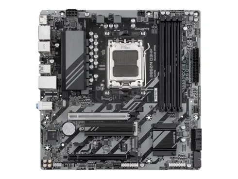 Gigabyte B850M D3HP   Processor family AMD   Processor socket AM5   DDR5   Supported hard disk drive interfaces M.2, SATA   Number of SATA connectors 4
