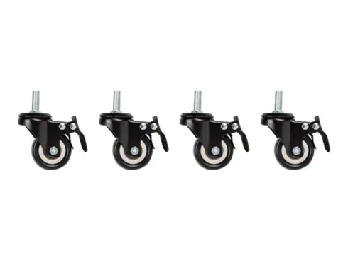Lanberg   Castors with thread and brake for wall mounting cabinets, 4 pcs   AK-1601-B
