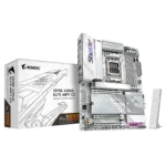 Gigabyte X870E AORUS ELITE WIFI7 ICE   Processor family AMD   Processor socket AM5   DDR5   Supported hard disk drive interfaces SATA, M.2   Number of SATA connectors 4