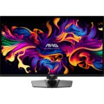 Monitor MSI 31.5″ Gaming Panel QD-OLED 3840×2160 16:9 165Hz 0.03 ms Swivel Pivot Height adjustable Tilt Colour Black MAG321UPQD-OLED