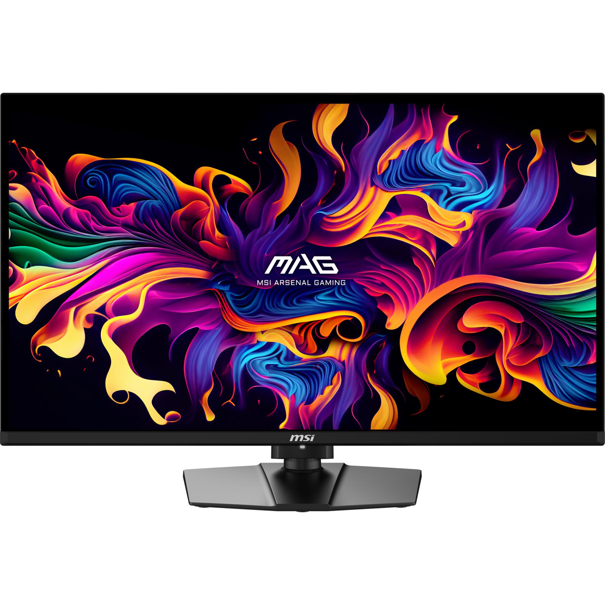 483c1347-9b5d-4381-93c0-41740d0cc208 Monitor MSI 31.5″ Gaming Panel QD-OLED 3840×2160 16:9 165Hz 0.03 ms Swivel Pivot Height adjustable Tilt Colour Black MAG321UPQD-OLED