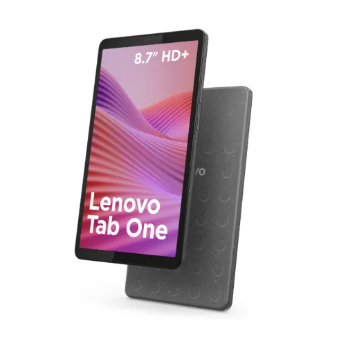 Lenovo Tab One Wi-Fi (w/o power adapter)   ZAF00255SE   8.7 ”   Luna Grey   IPS   1340 x 800 pixels   MediaTek   Helio G85   4 GB   Soldered LPDDR4x   64 GB   Wi-Fi   Front camera   2 MP   Rear camera   8 MP   Bluetooth   5.3   Android   14 or Later   Warranty 24 month(s)   USB-A to USB-C cable, Manual