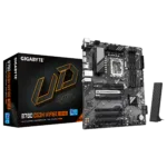 Gigabyte B760 DS3H WF6E GEN5   Processor family Intel   Processor socket LGA1700   DDR5   Supported hard disk drive interfaces M.2, SATA   Number of SATA connectors 4