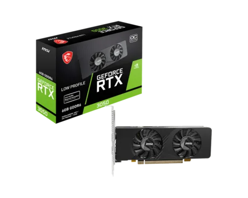 MSI GeForce RTX 3050 LP E 6G OC   NVIDIA   6 GB   GeForce RTX 3050   GDDR6   HDMI ports quantity 2   PCI Express Gen 4 x16 (uses x8)