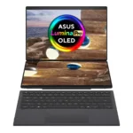 Asus   Zenbook Duo UX8407AA-SN066W   Moher Gray   14 ”   OLED   Touchscreen   2.8K   2880 x 1800 pixels   144 Hz   Anti-Reflective   Intel Core Ultra X9   378H   32 GB   LPDDR5X   Solid-state drive capacity 2000 GB   Intel Arc Graphics   Windows 11 Pro   802.11be   Bluetooth version 5.4   Keyboard language US international   Keyboard backlit   Warranty 24 month(s)   Battery warranty 12 month(s)