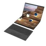 Asus   Zenbook Duo UX8407AA-SN066W   Moher Gray   14 ”   OLED   Touchscreen   2.8K   2880 x 1800 pixels   144 Hz   Anti-Reflective   Intel Core Ultra X9   378H   32 GB   LPDDR5X   Solid-state drive capacity 2000 GB   Intel Arc Graphics   Windows 11 Pro   802.11be   Bluetooth version 5.4   Keyboard language US international   Keyboard backlit   Warranty 24 month(s)   Battery warranty 12 month(s)