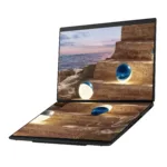 Asus   Zenbook Duo UX8407AA-SN066W   Moher Gray   14 ”   OLED   Touchscreen   2.8K   2880 x 1800 pixels   144 Hz   Anti-Reflective   Intel Core Ultra X9   378H   32 GB   LPDDR5X   Solid-state drive capacity 2000 GB   Intel Arc Graphics   Windows 11 Pro   802.11be   Bluetooth version 5.4   Keyboard language US international   Keyboard backlit   Warranty 24 month(s)   Battery warranty 12 month(s)