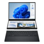 Asus   Zenbook Duo UX8406CA-QL287W   Inkwell Gray   14 ”   OLED   Touchscreen   FHD   1920 x 1200 pixels   Intel Core Ultra 7   255H   16 GB   LPDDR5X   Solid-state drive capacity 1000 GB   Intel Arc Graphics   Windows 11 Home   802.11be   Bluetooth version 5.4   Keyboard language US international   Keyboard backlit   Warranty 24 month(s)   Battery warranty 12 month(s)