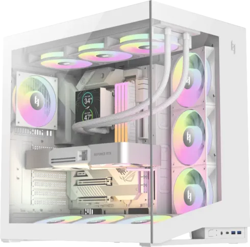 Gamemax Case   NEX C56 WH   ATX