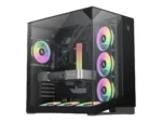 Gamemax Case   NEX C56 VC BK   ATX