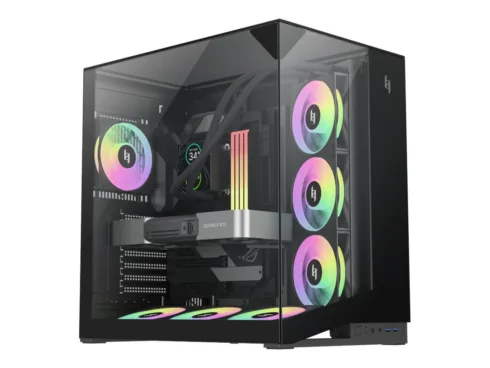 Gamemax Case   NEX C56 VC BK   ATX
