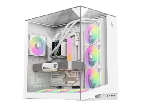 Gamemax Case   NEX C56 VC WH   ATX