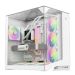 Gamemax Case   NEX C56 VC WH   ATX