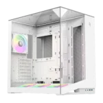 Gamemax Case   NEX C56 VC WH   ATX