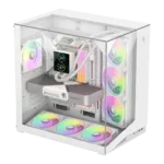 Gamemax Case   NEX C56 VC WH   ATX