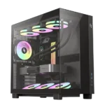 Gamemax Case   NEX C53 BK   ATX/BTF