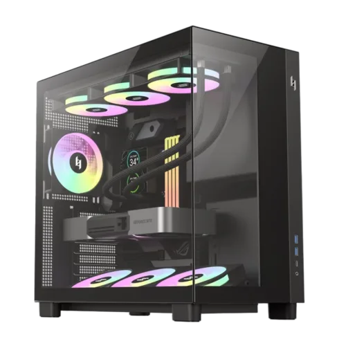 Gamemax Case   NEX C53 BK   ATX/BTF