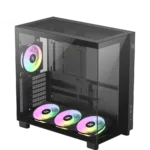Gamemax Case   NEX C53 BK   ATX/BTF