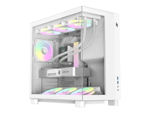 Gamemax Case   NEX C53 WH   ATX/BTF