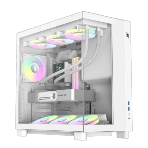 Gamemax Case   NEX C53 WH   ATX/BTF