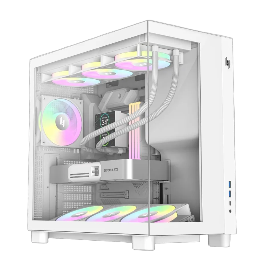 604289-nex-c53-wh-6931858712088-0.webp Gamemax Case NEX C53 WH ATX/BTF