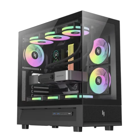 Gamemax Case   NEX C51 BK   ATX/BTF