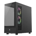 Gamemax Case   NEX C51 BK   ATX/BTF