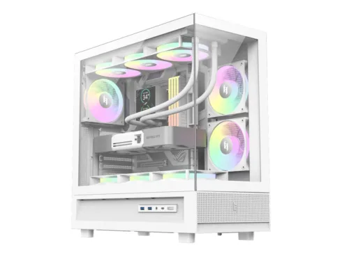 Gamemax Case   NEX C51 WH   ATX/BTF