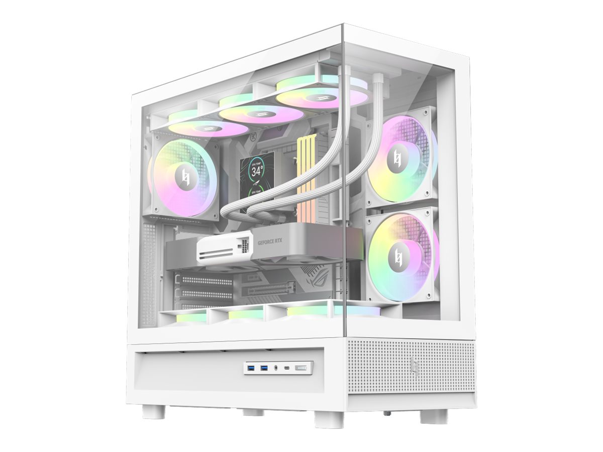604294-nex-c51-wh-6931858712125-0.webp Gamemax Case NEX C51 WH ATX/BTF