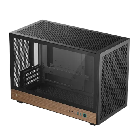 Deepcool Case   CH260 Wood   Black   Micro Tower
