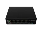 Lanberg Switch PoE 1xBT 3xAT SFP/ETH Din Unmanagment Fast Ethernet   ILFE-4P-1GE-1S-90