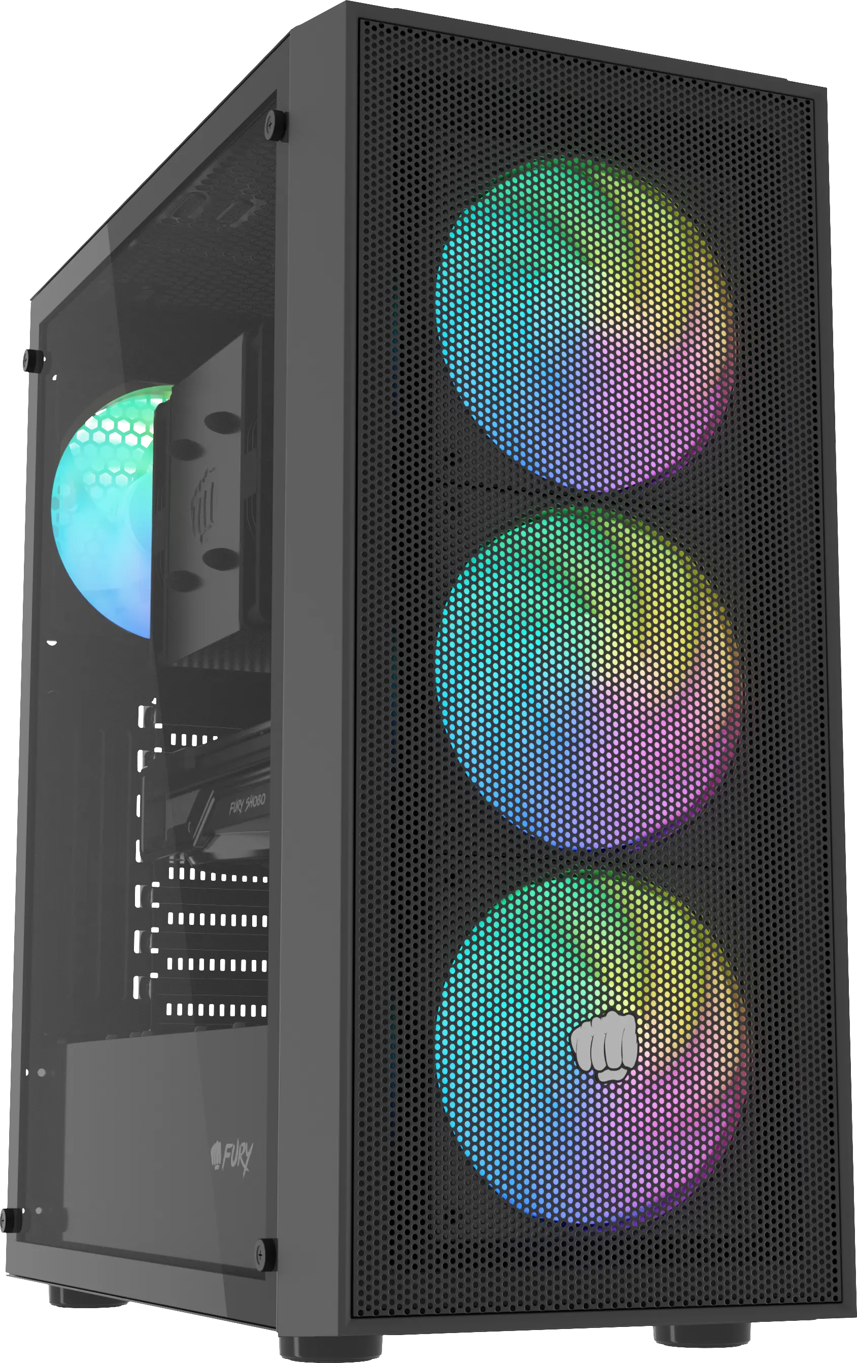 607343-nfo-2402-5901969450217-0.webp Fury PC Case SHOBO SH8F ARGB Black Midi Tower
