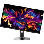 Monitor MSI 31.5″ Gaming Panel QD-OLED 3840×2160 16:9 165Hz 0.03 ms Swivel Pivot Height adjustable Tilt Colour Black MAG321UPQD-OLED
