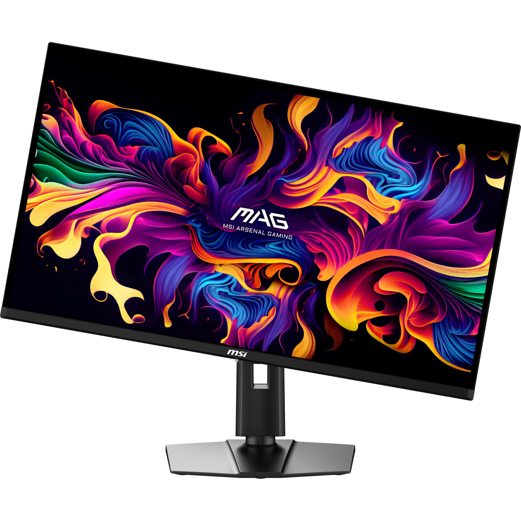 68544a08-9977-41fe-873f-0431209b48fe Monitor MSI 31.5″ Gaming Panel QD-OLED 3840×2160 16:9 165Hz 0.03 ms Swivel Pivot Height adjustable Tilt Colour Black MAG321UPQD-OLED