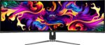 Monitor MSI 49 ” 5120 x 1440 pixels Dual QHD Native aspect ratio 32:9 QD-OLED Curved MPG491CQPXQD-OLED