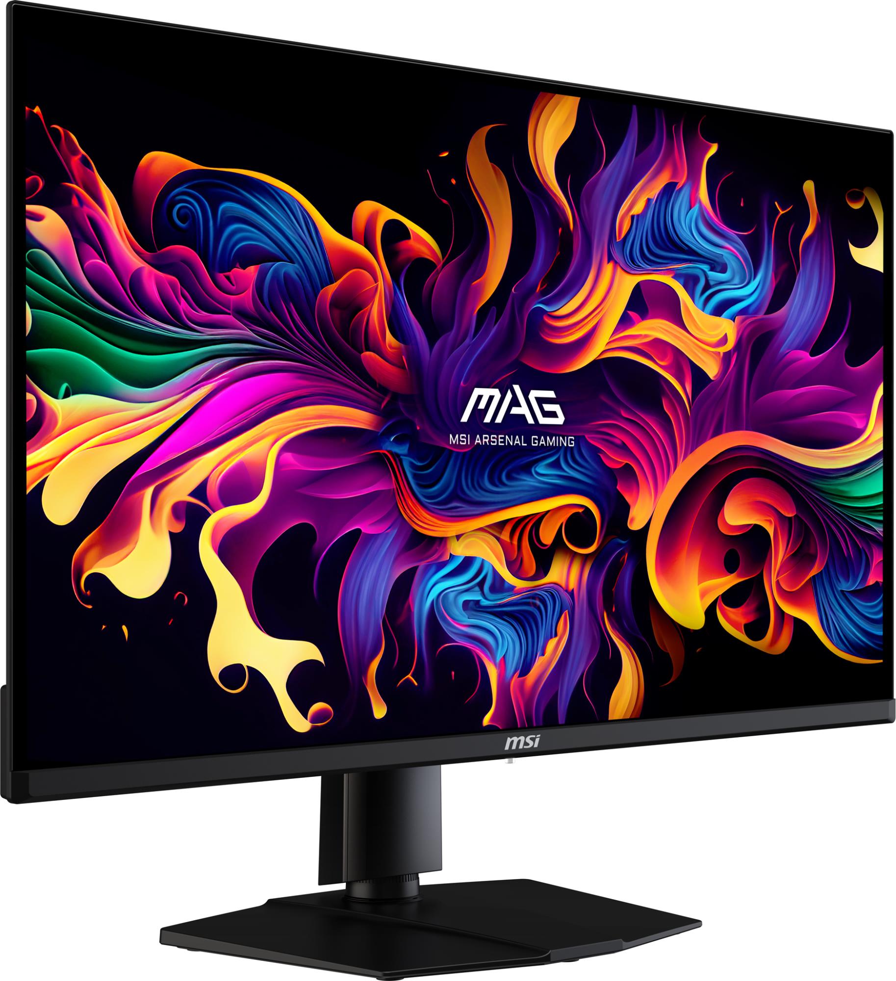 8368f9ba-aed2-4972-a1ee-9e9f6eb24682 Monitor MSI 31.5″ Gaming Panel QD-OLED 3840×2160 16:9 165Hz 0.03 ms Swivel Pivot Height adjustable Tilt Colour Black MAG321UPQD-OLED