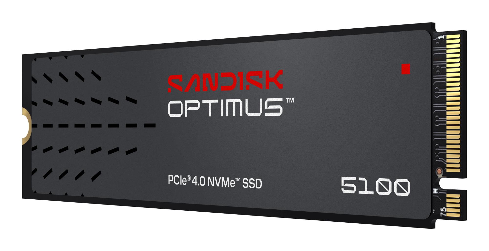 8f1b04c5-0de2-4066-ae51-6d903ed2e8c4 SSD SANDISK 600xTBW rating MTBF 1750000 h Read speed 7100 MB/s Write speed 6700 MB/s NVMe Yes PCI Express 4.0 M.2 1000 GB SDSP51100TAN-000E0