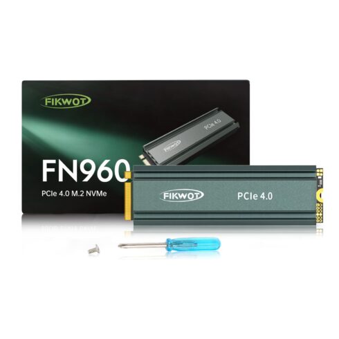 Fikwot FN960 2TB M.2 2280 NVMe PCIe Gen4 x4 SSD su radiatoriumi (Heatsink)