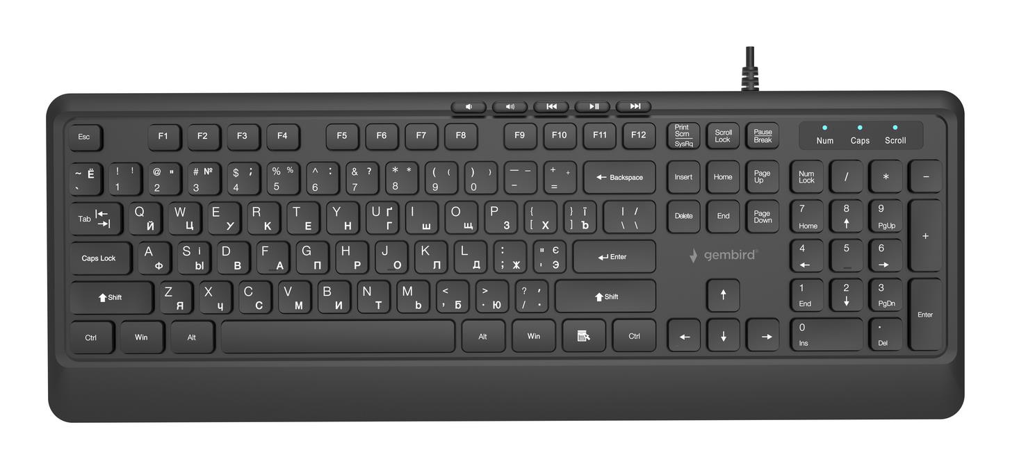 aaa8213a-1830-4175-b83b-a3a2e8bc01c6 KEYBOARD MULTIMEDIA USB CYRILL/BLACK KB-MCH-05-CYRL GEMBIRD