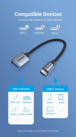 CABLE USB3.0C MALE TO A FEMALE/0.15M GRAY CCXHB VENTION