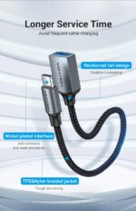 CABLE USB3.0C MALE TO A FEMALE/0.15M GRAY CCXHB VENTION
