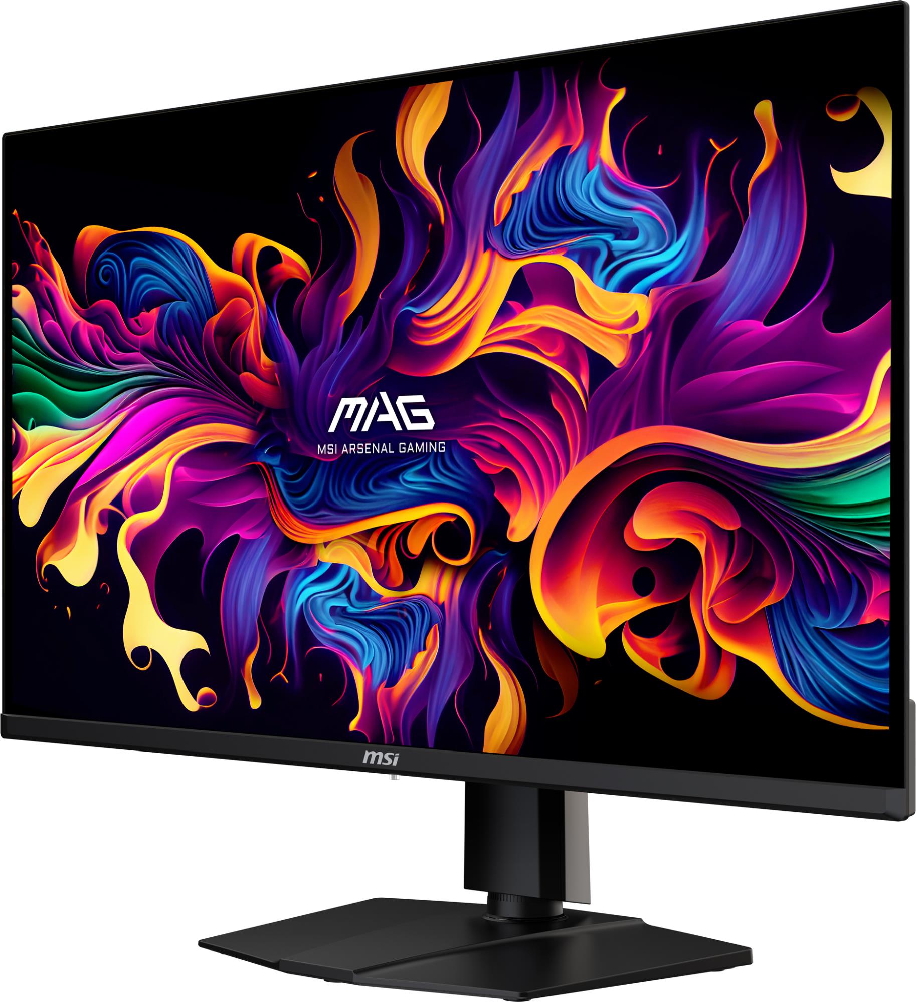 c0a5e083-3fa6-4b7c-8cb9-6fd348638dbb Monitor MSI 31.5″ Gaming Panel QD-OLED 3840×2160 16:9 165Hz 0.03 ms Swivel Pivot Height adjustable Tilt Colour Black MAG321UPQD-OLED