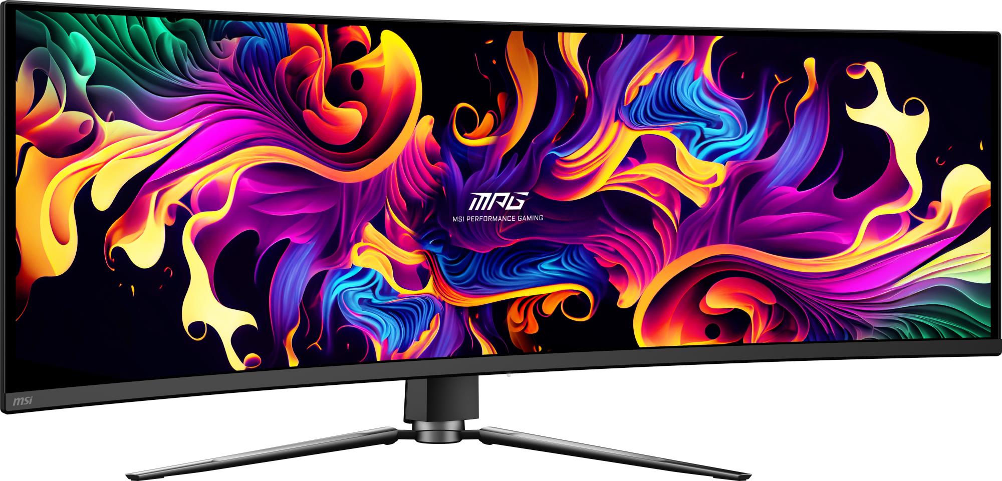 c42ac376-8254-4b30-b064-5d43930775b5 Monitor MSI 49 ” 5120 x 1440 pixels Dual QHD Native aspect ratio 32:9 QD-OLED Curved MPG491CQPXQD-OLED